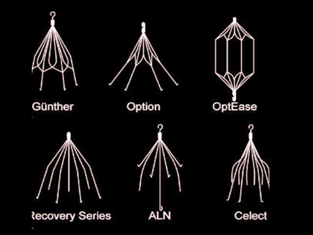 Types of IVC filters