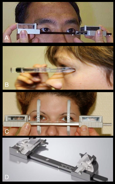 Enophthalmos: the different types of exophthalmometers used to measure the globe position