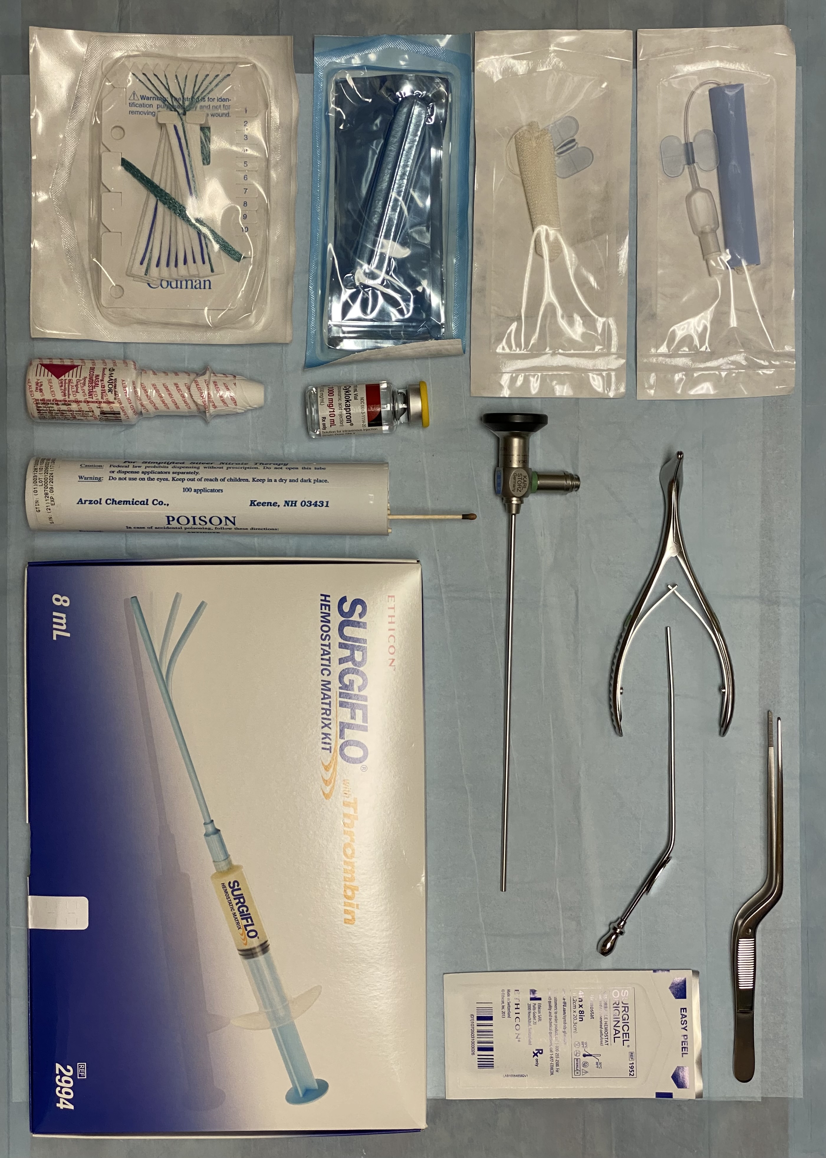 Supplies for management of epistaxis