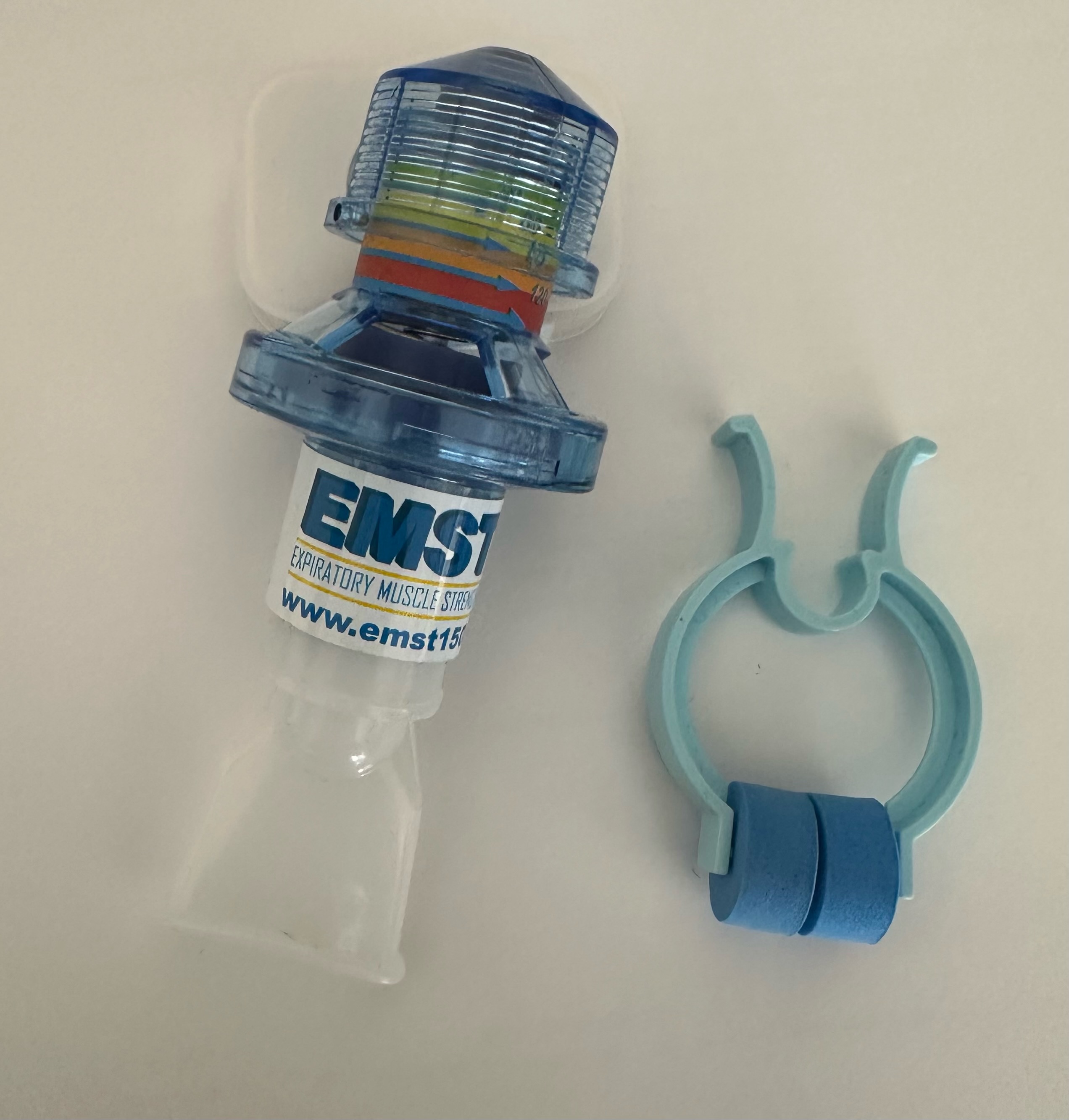 <p>Example of Expiratory Muscle Trainer Portable Device